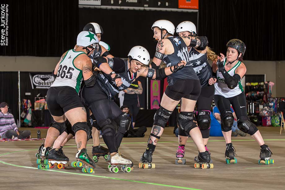 Game 1: Windy City Rollers (#8) vs Ohio Roller Derby (#9)