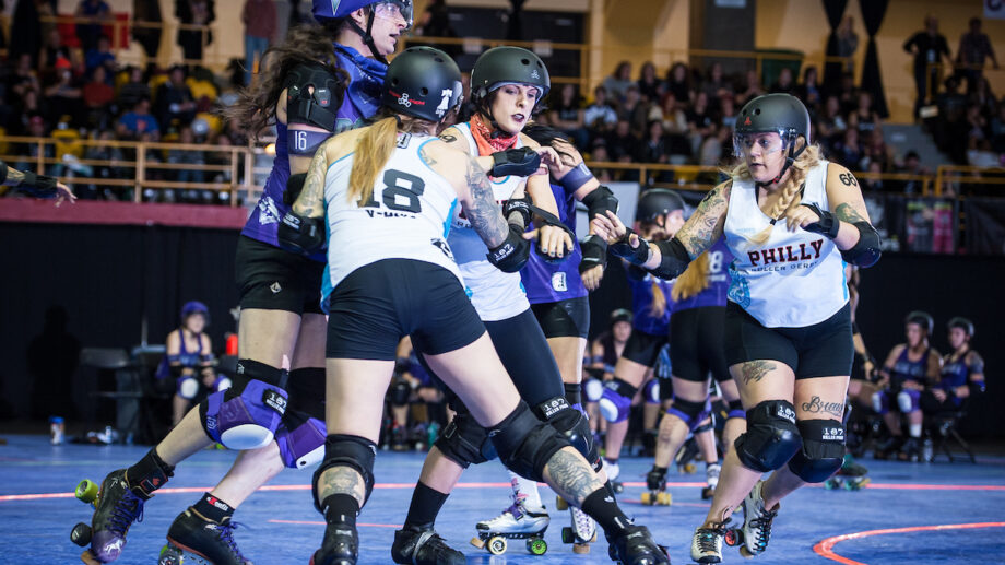 Rose City vs Philly in Game 5 of the 2019 International WFTDA Championships