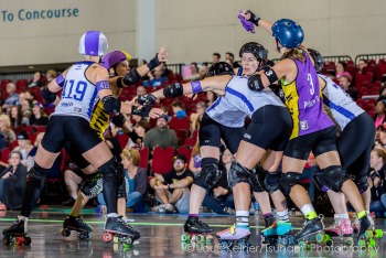 Game 15: Crime City Rollers (#5) vs Rainy City Roller Derby (#7) 