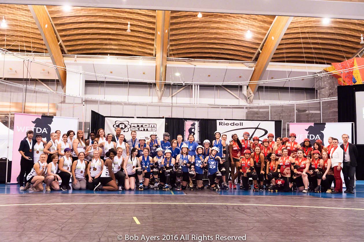 2016 International WFTDA D1 Playoffs in Vancouver Winners