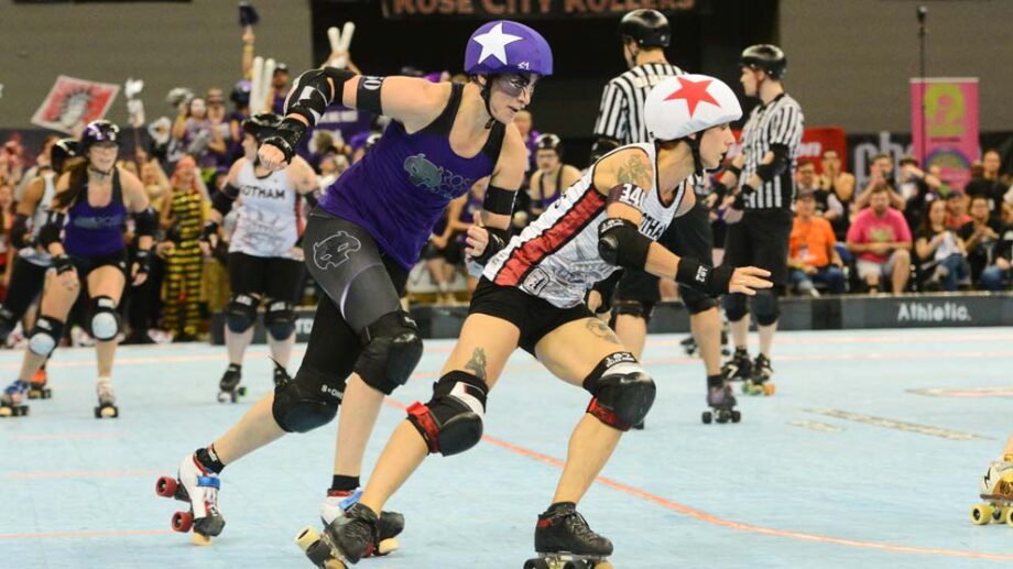 Scald Eagle vs Bonnie Thunders in the Final of the 2016 International WFTDA Championships