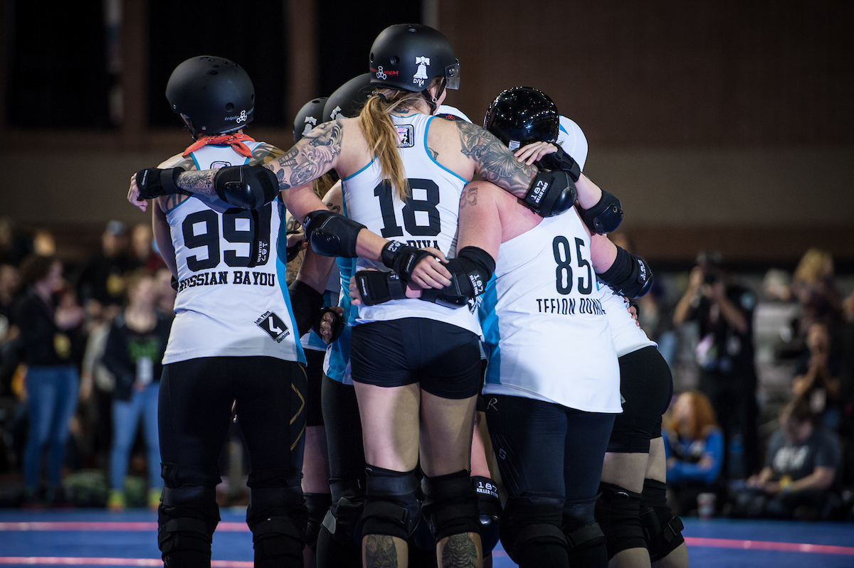 Texas Rollergirls vs Philly Roller Derby in Game 1 of the 2019 International WFTDA Championships