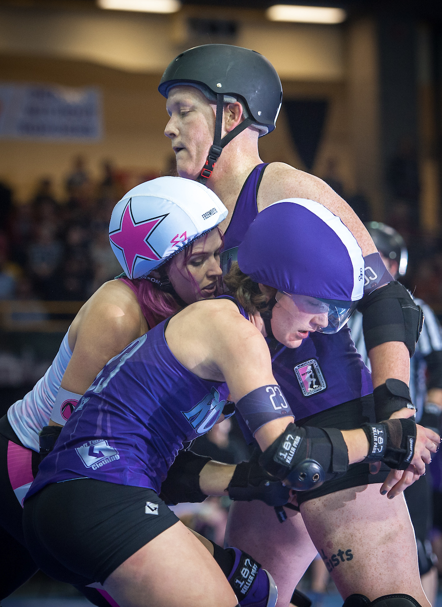 Rose City vs Arch Rival in Game 10 of the 2019 International WFTDA Championships