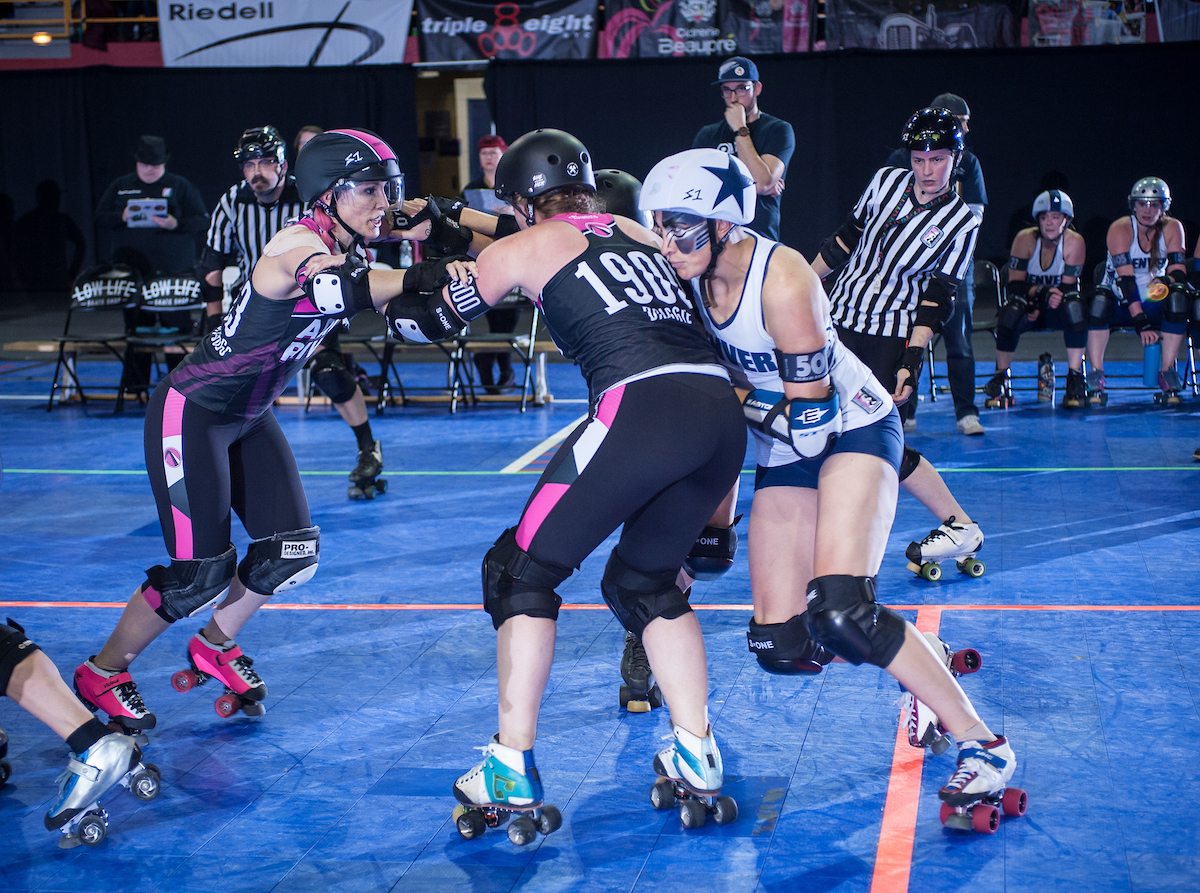 Denver vs Arch Rival in Game 3 of the 2019 International WFTDA Championships