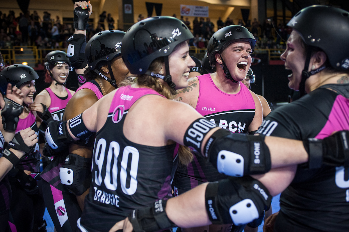 Denver vs Arch Rival in Game 3 of the 2019 International WFTDA Championships