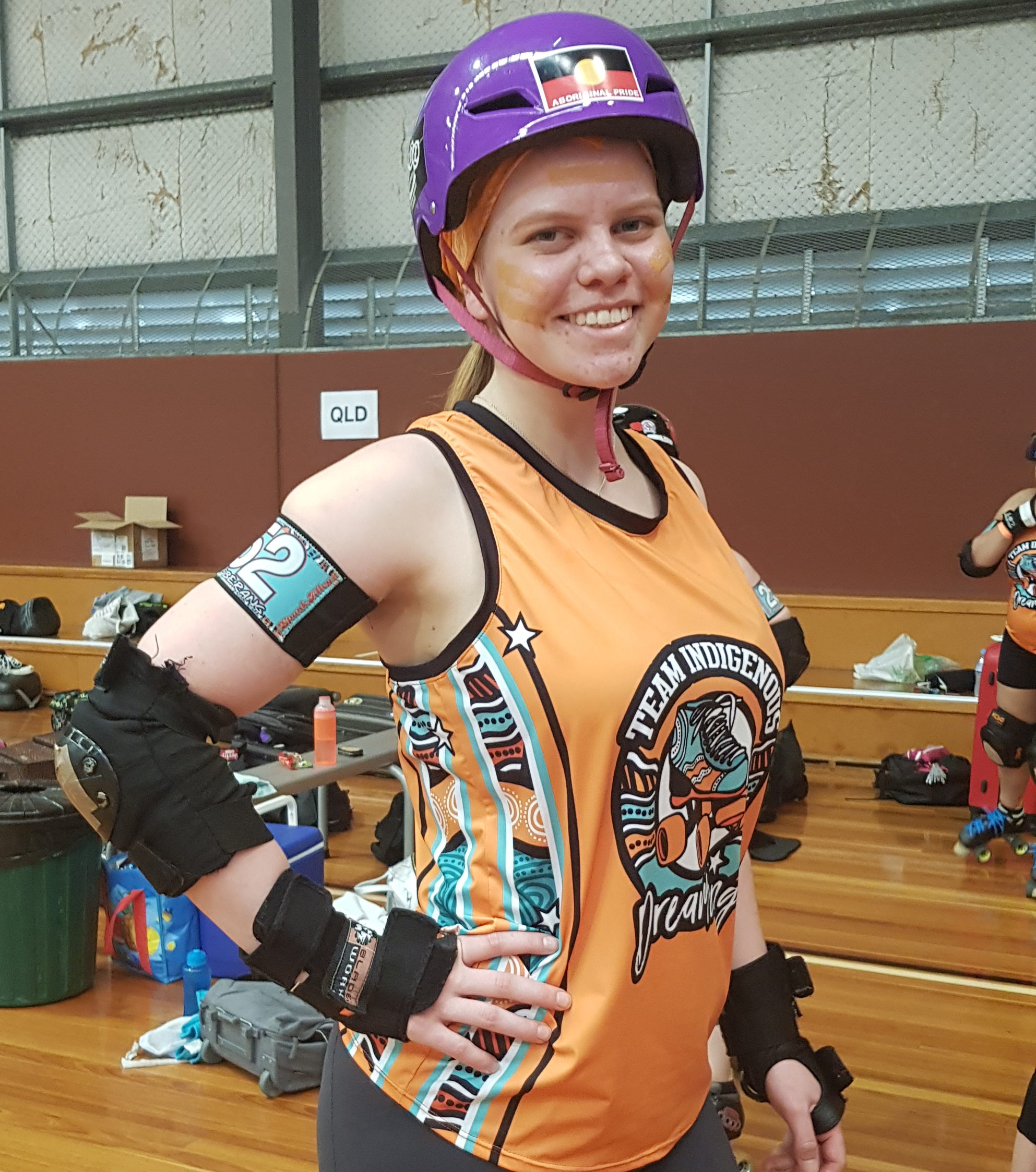Booberang, Wiradjuri, Canberra Roller Derby League and Team Indigenous Dreaming