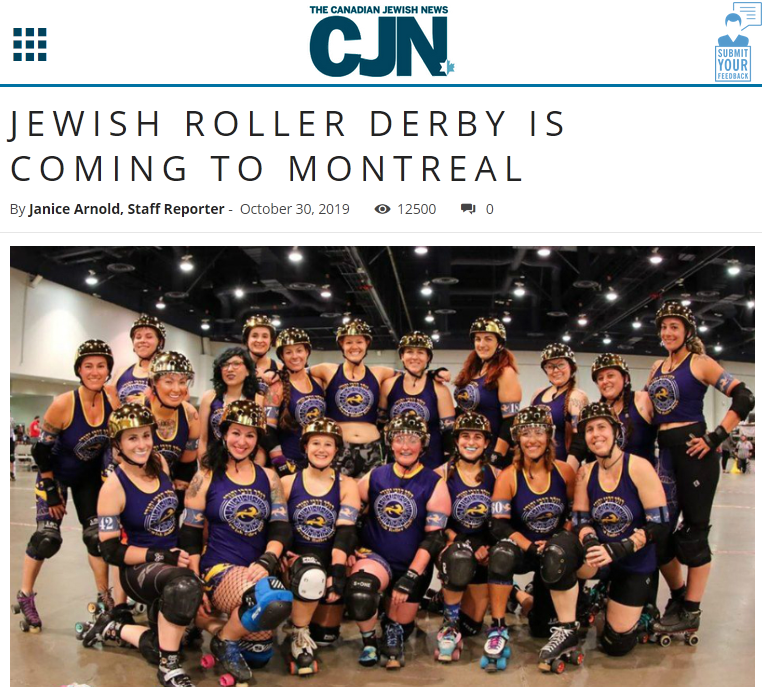 Jewish Roller Derby is coming to Montreal