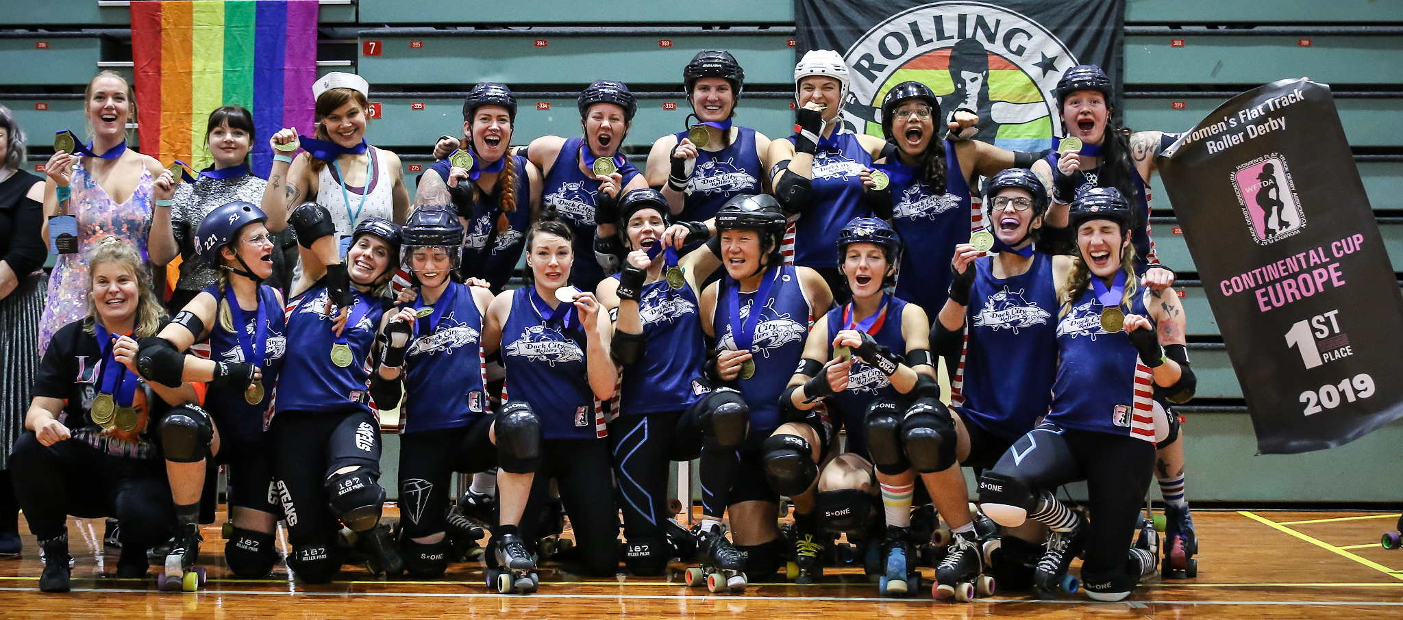 Dock City Rollers - Winners of 2019 WFTDA Continental Cup - Europe