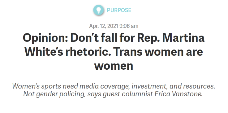 Opinion: Don’t fall for Rep. Martina White’s rhetoric. Trans women are women