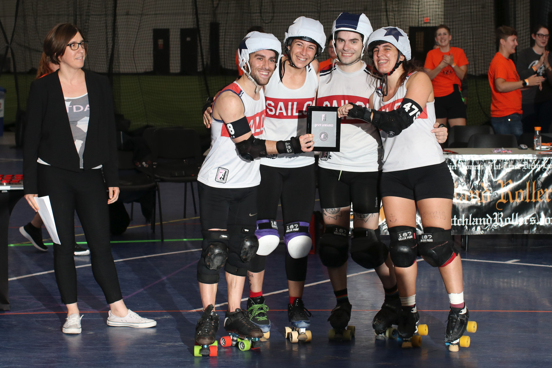MVP Jules with Sailor City Rollers Jammers