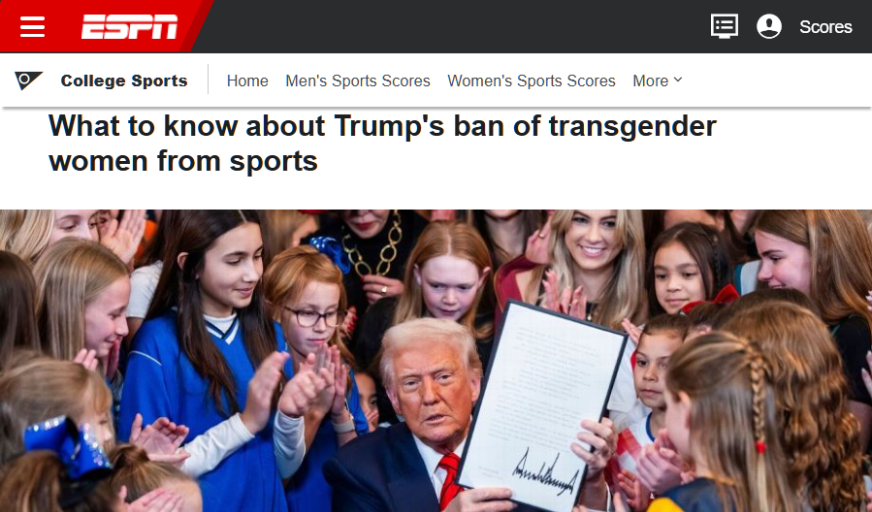 What to know about Trump’s ban of transgender women from sports